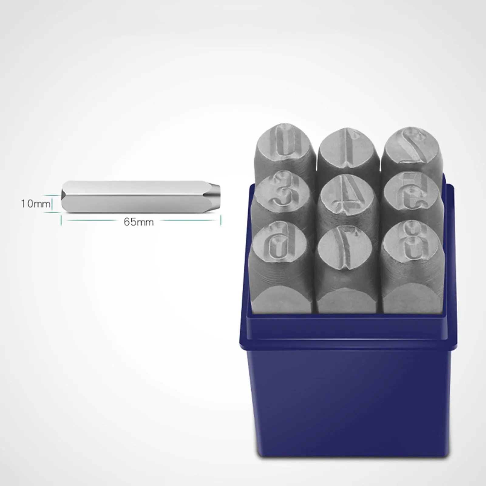 Steel Die Metal Stamping Kit 3/4/5/6/8mm Number Letter Alphabet Punch Tools DIY - Image 15