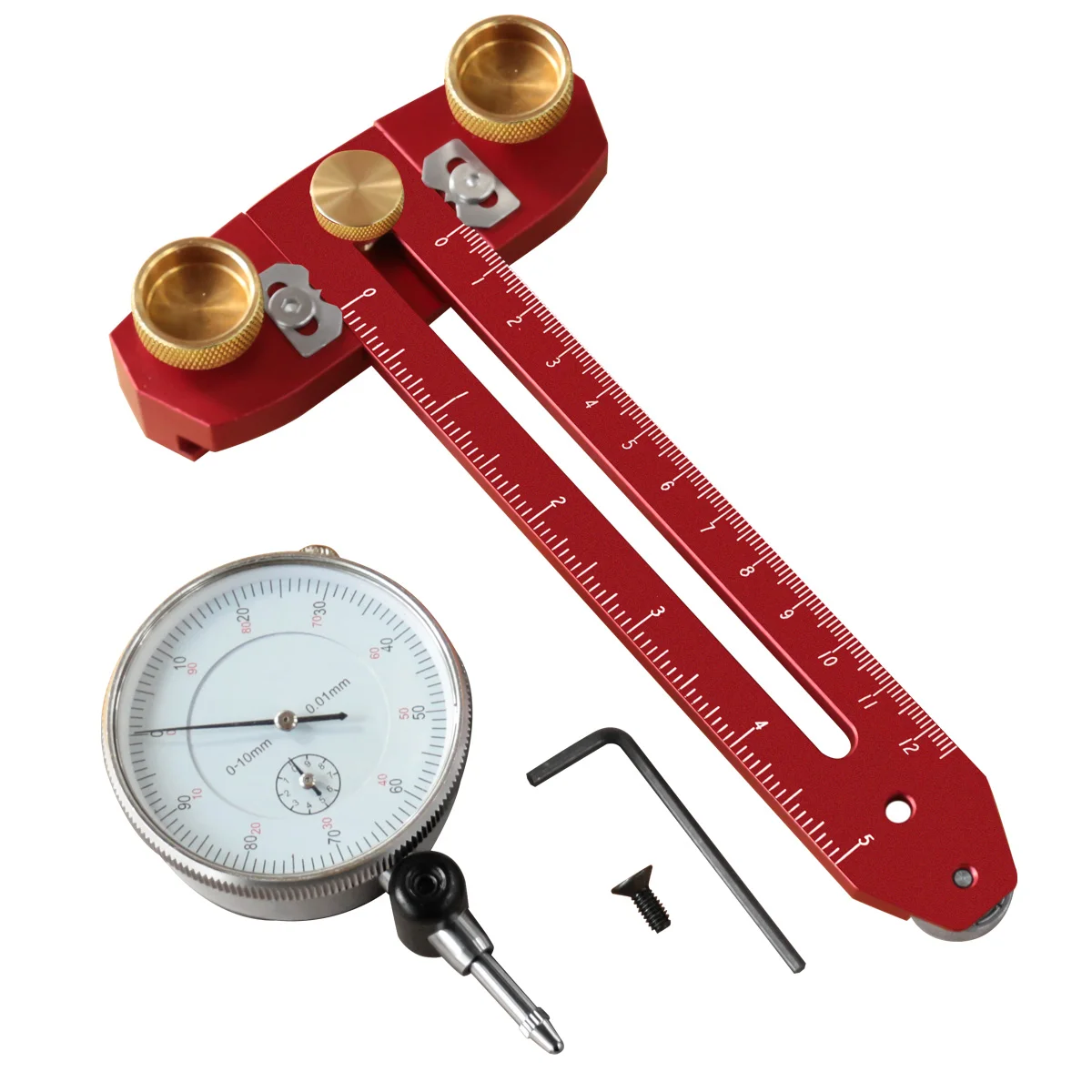 Table Saw Alignment Gauge Jig Guide with Dial Indicator For Aligning Calibrating Work Shop Machinery - Image 11