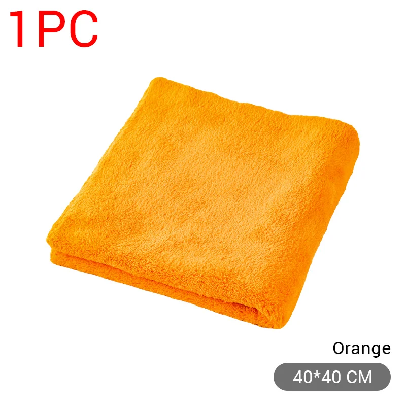 40X40cm Premium Microfiber Towels Car Care Washing Thicken Towel Car Detailing Drying Cloth - Image 10