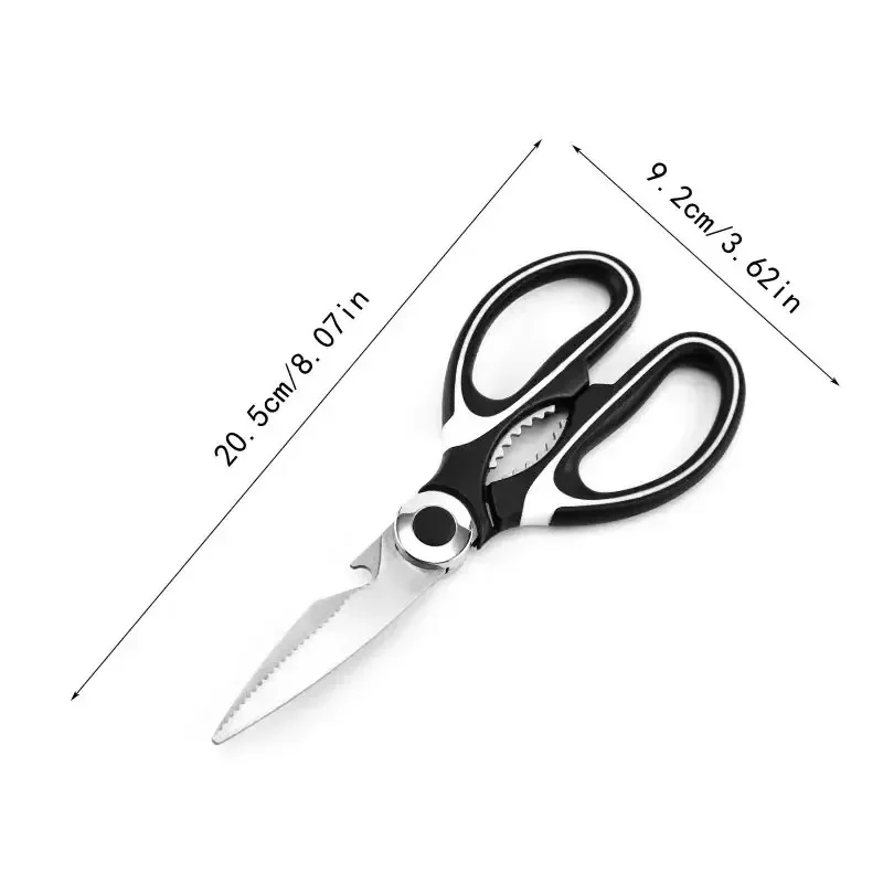 Multifunction Stainless Steel Kitchen Tools Strong Home Vegetable Chopping Chicken Bone Fish Food Scissors Multi-Purpose Tool - Image 15