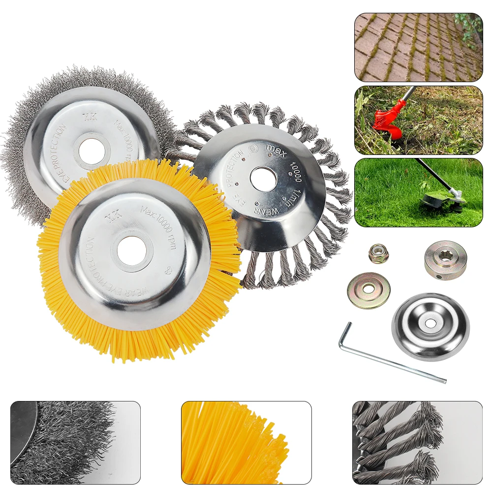 Landscaping Weeding Machine 6/8 Inch Weeder Rotary Weed Brush - Image 26