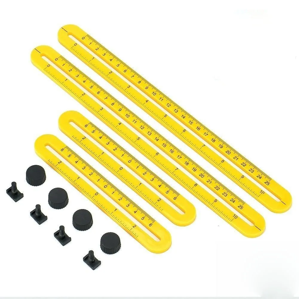 Protractor Multi Angle Ruler Template 4 Folding Angle Measuring Tool - Image 13