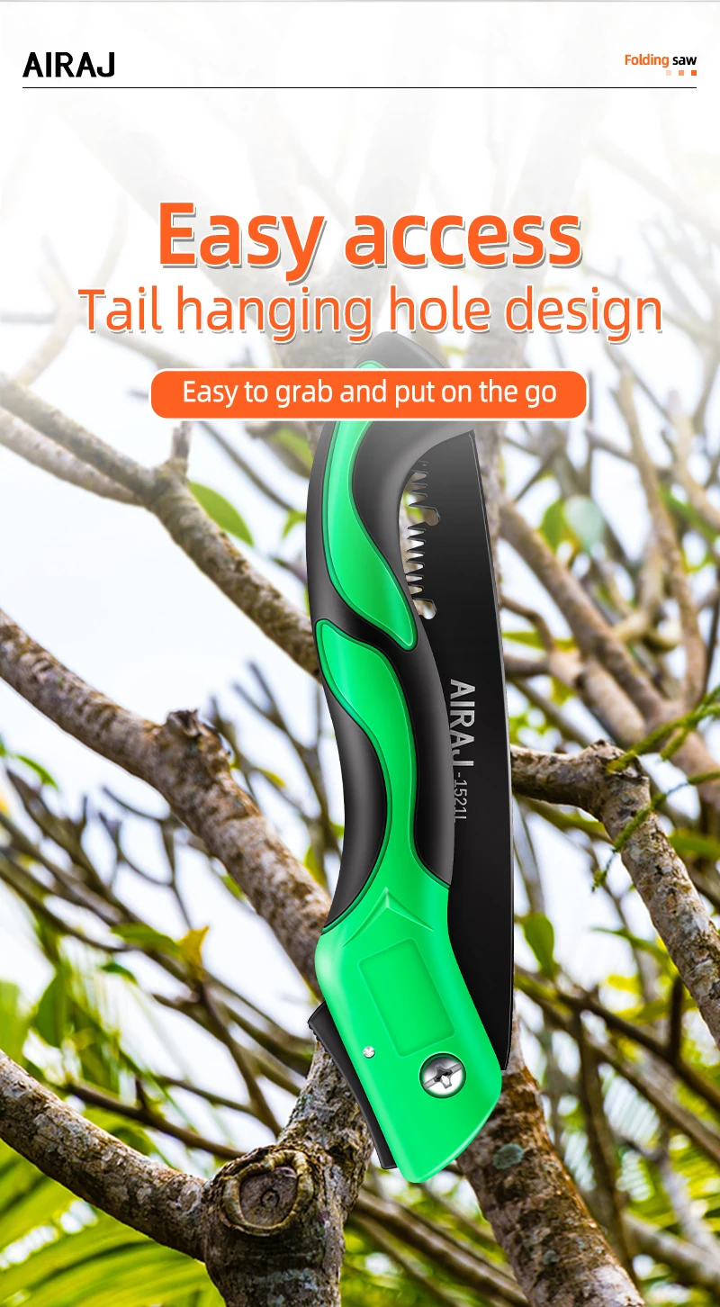 AIRAJ Multifunctional Folding Saw Steel Sharp And Wear-Resistant - Image 14