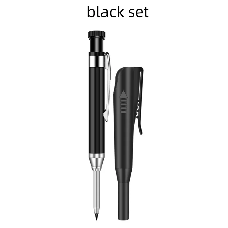 2.8mm Metal Solid Carpenter Mechanical Pencil With Holder Deep Hole Mechanical Marker - Image 10
