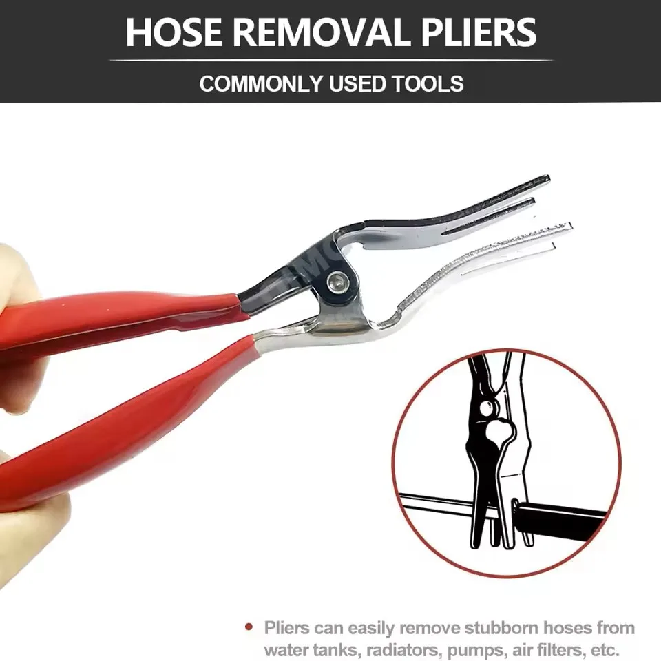 Angled Type Hose Plier Car Auto Fuel Vacuum Line Tube Hose Remover - Image 2