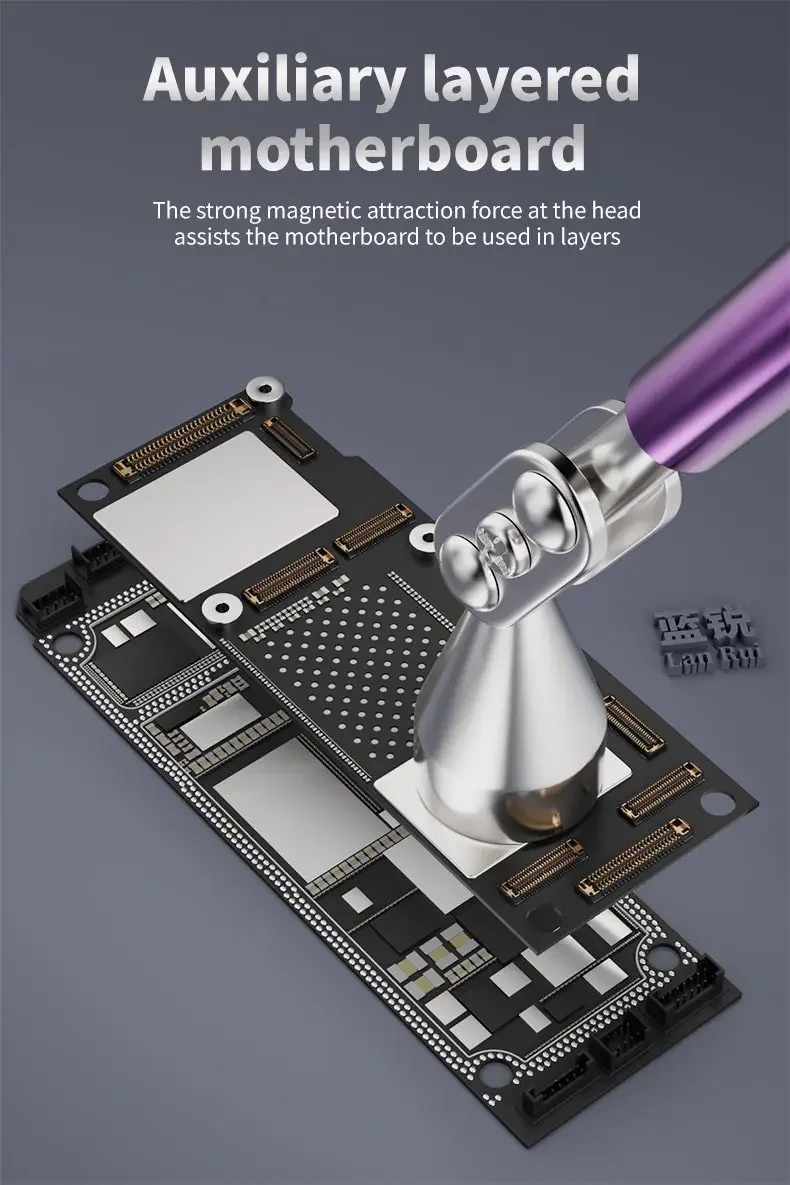 Lanrui G4 Explosion-proof Magnetic Absorber Quickly Separates The Motherboard Without Causing Motherboard Tin Explosion Tool Set - Image 12