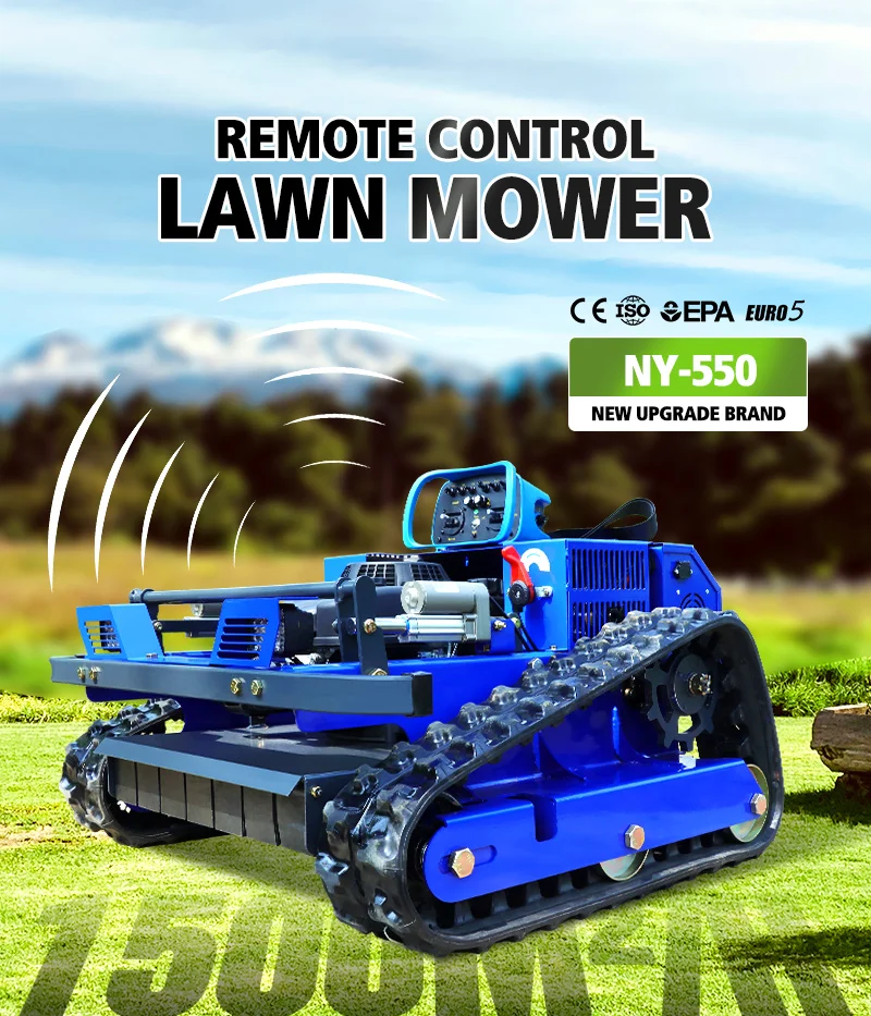 Customised Remote-Controlled Lawn Mower - All-Terrain Self-Propelled Zero-Turn Mower Robot - Image 8