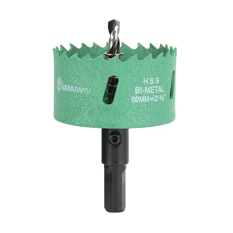 1 Pc 16-200mm Bimetal Wood Hole Saw Drill Bit HSS Steel New M42 Core Hole Saw - Image 2