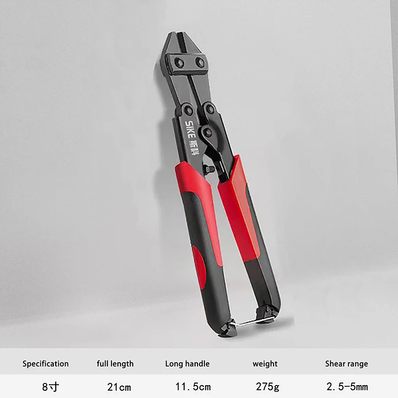 1pc Mini Bolt Cutter, Made Of Chrome-Vanadium Alloy Steel - Image 8