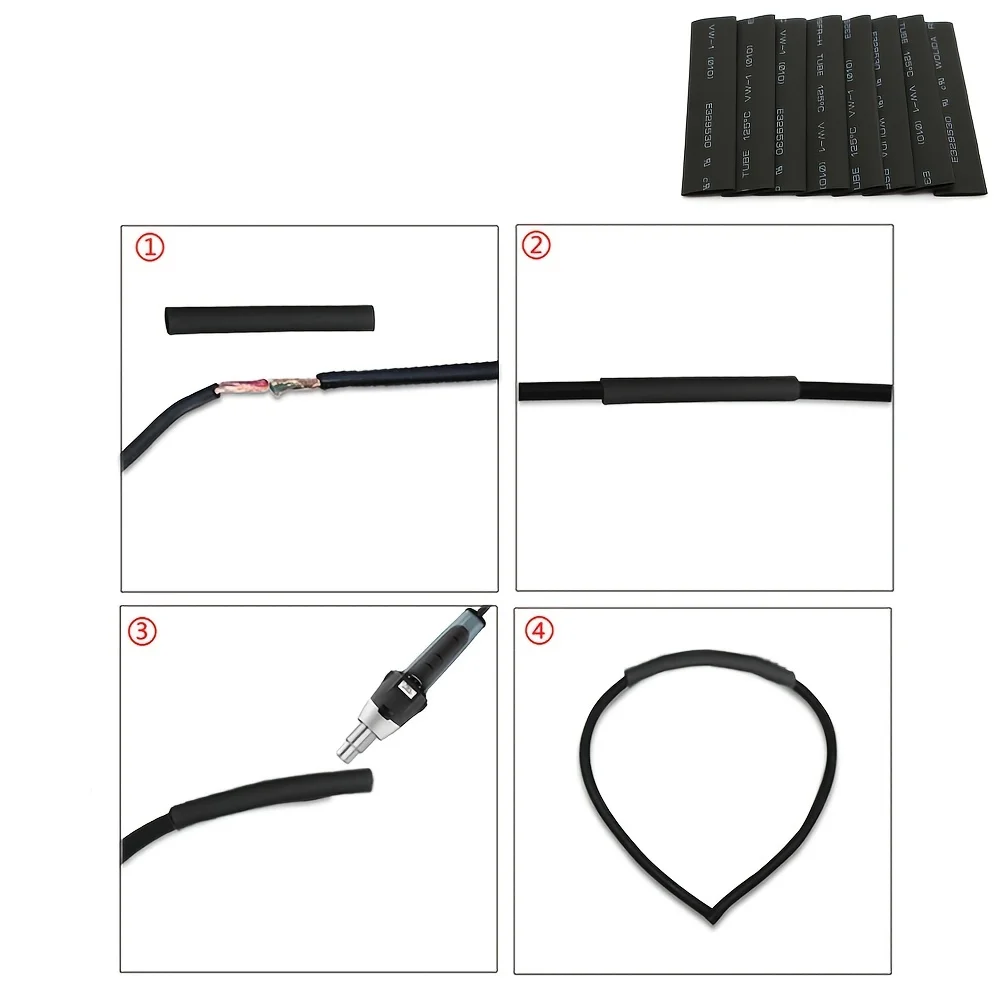127Pcs Heat Shrink Tube Sleeving Tubing Assortment Kit Electrical Connection Electrical Wire Wrap - Image 6