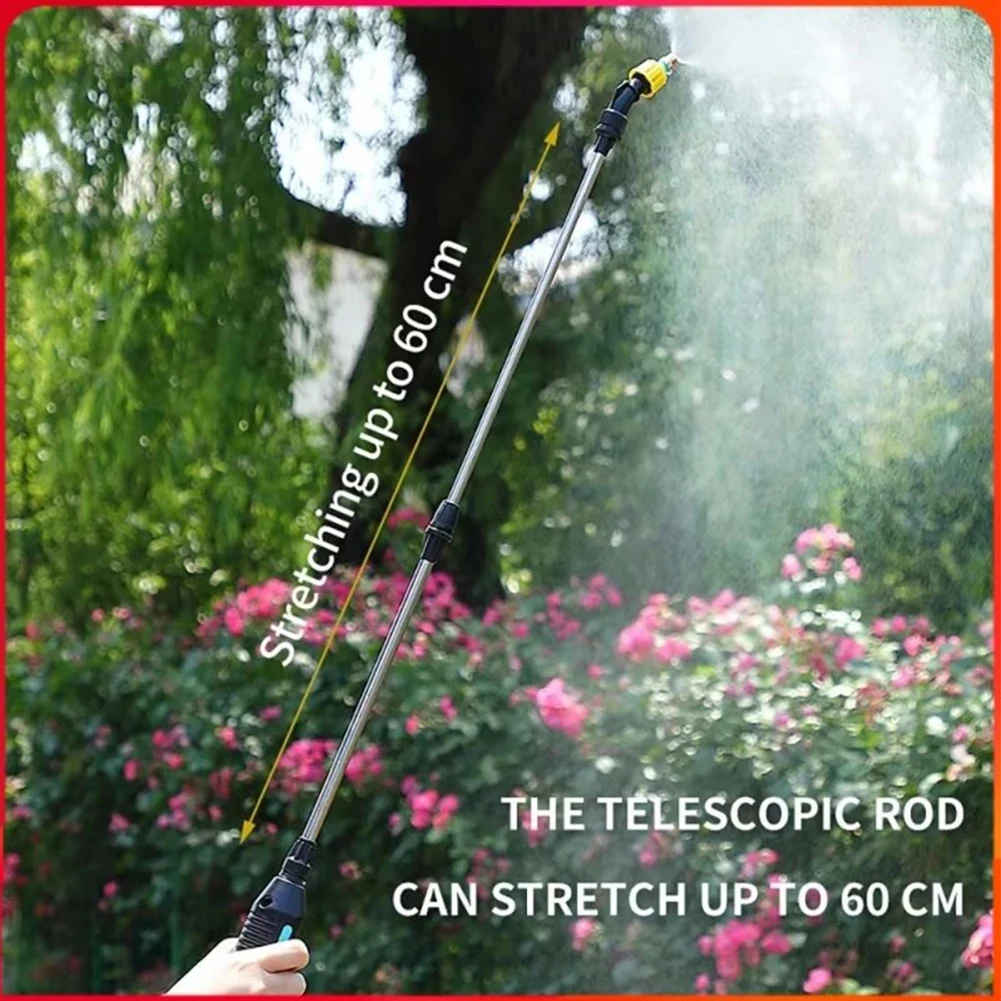 New 5L agricultural spray, backpack type high-pressure spray, electric irrigation disinfection pesticide spray, green/blue/white - Image 16