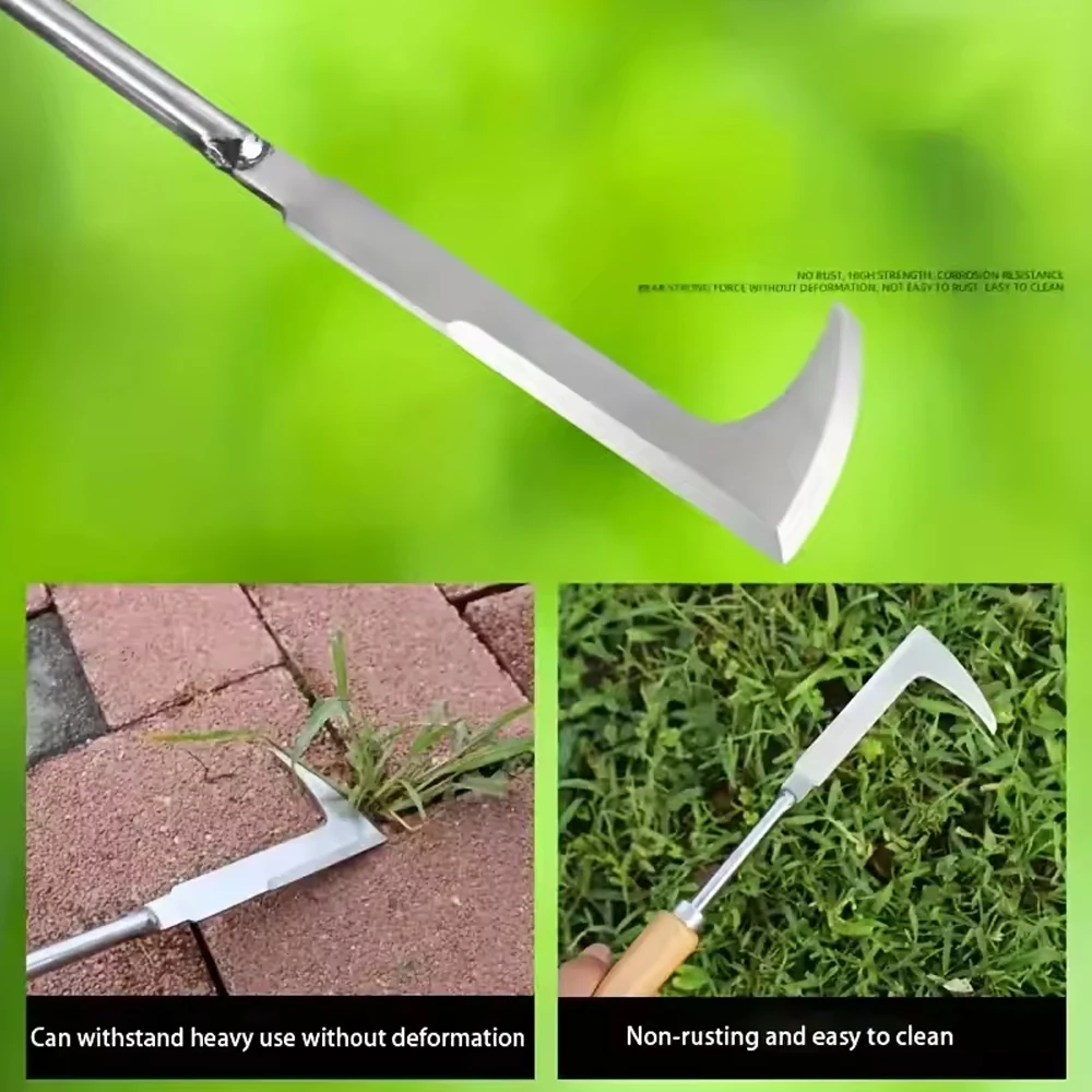 1PC Heavy Duty Carbon Steel Mower Sickle Manual Weeding T00l - Image 6
