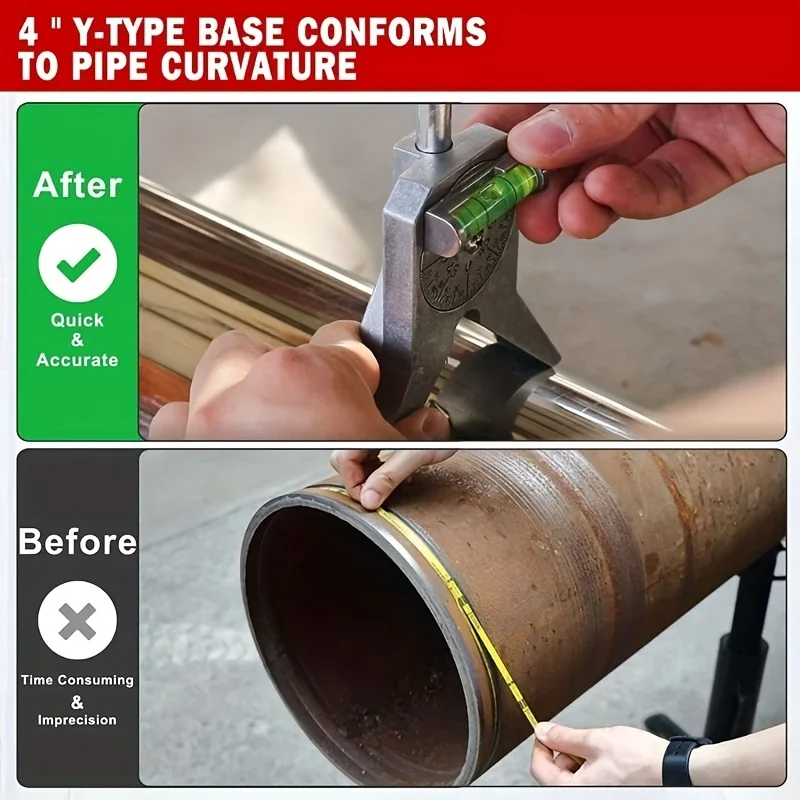 Manual Tube Marker Centering Tool Y-Type 4 Inch Safety Pipe Marker Centering Head Tool - Image 9