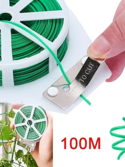 Garden Twist Strapping Plant Climbing Self-cutting Iron Wire Cable Ties