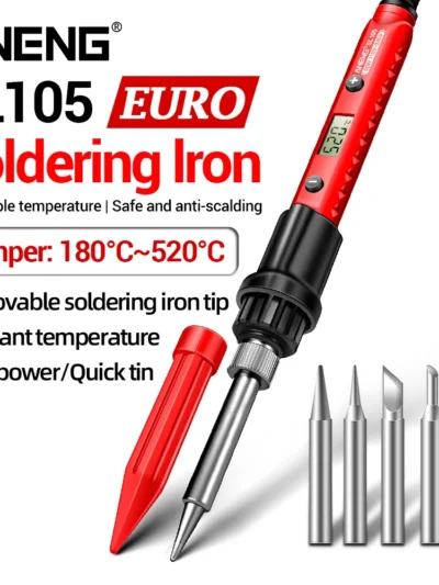 ANENG Electric Soldering Iron SL105 Digital Display Adjustable Temperature SL104 Adjustment Knob
