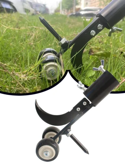 Heavy Duty Garden Weeder Tool Manual Weed Puller with Lawn Cutter