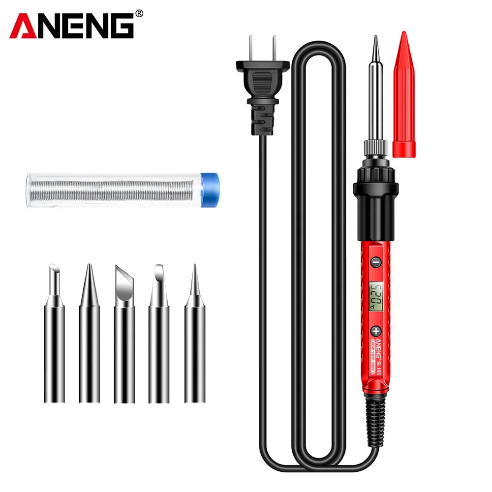 ANENG Electric Soldering Iron SL105 Digital Display Adjustable Temperature SL104 Adjustment Knob - Image 7