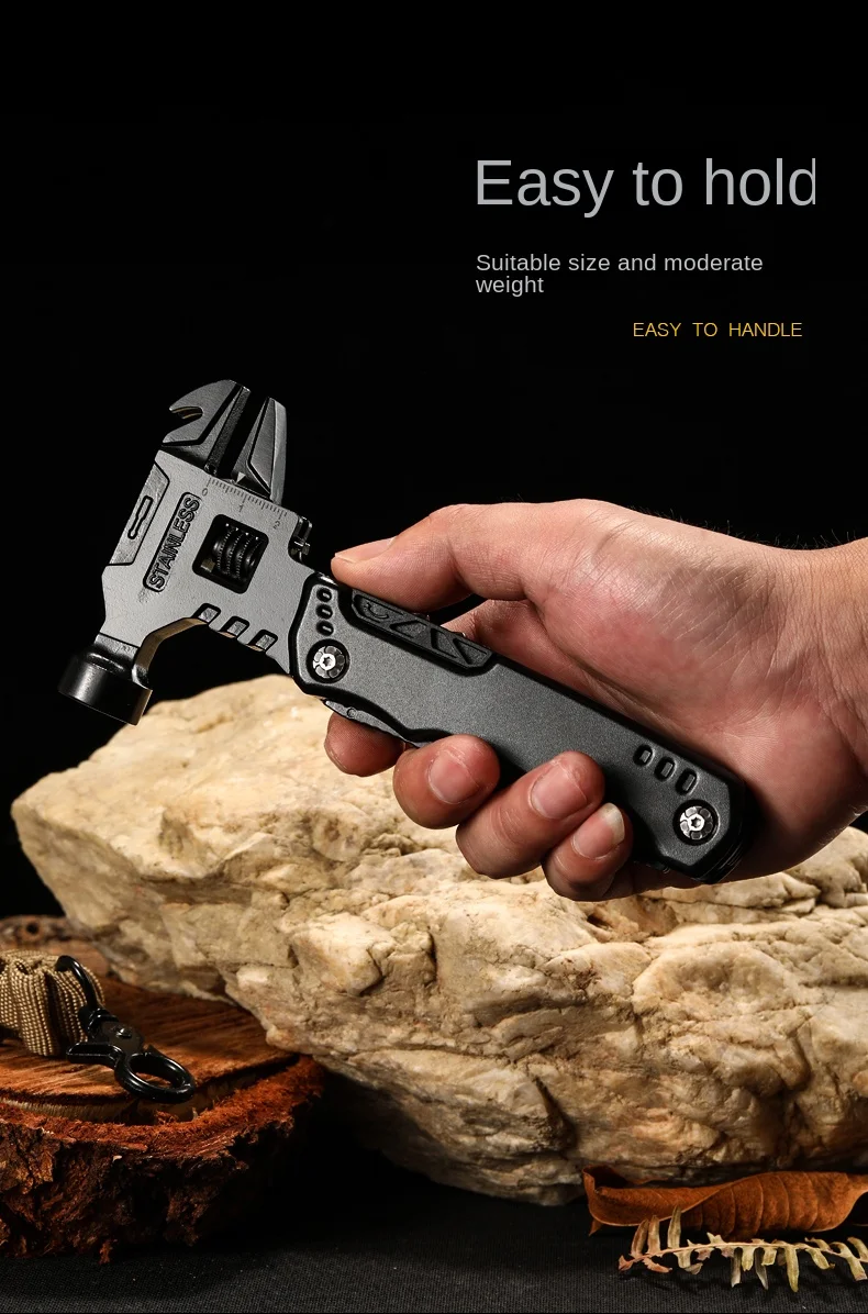 Multifunctional Pliers Multitool Claw Hammer Stainless Steel Tool - Image 10