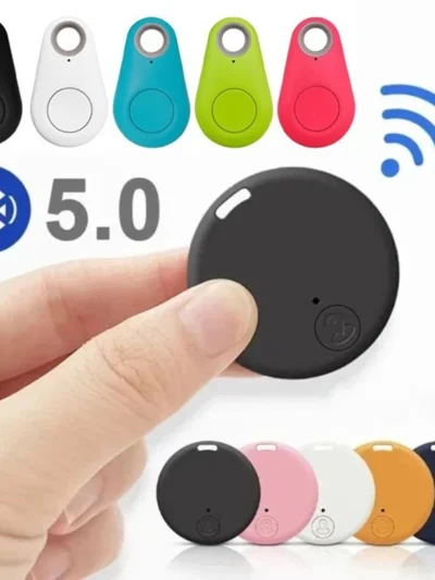 Mini GPS Locator AntiLost Alarm Wallet Keychain Smart Tag Bluetooth-Compatible Tracer Keychain Dog Pet Child Tracker Key Finder