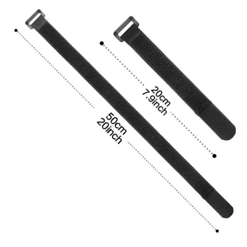 10PCS/20PCS Hook and Loop Reusable Fastening Nylon Cable Securing Straps Durable - Image 6