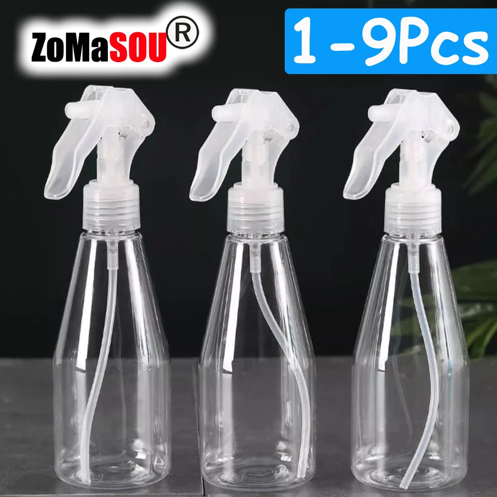 200ml 1-9Pcs Top Hand Trigger Spray Bottle Plastic Cleaning Water Sprayer