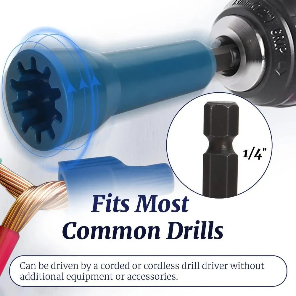 1/4" Chuck Electrician Wire Twisting Tools - Image 12