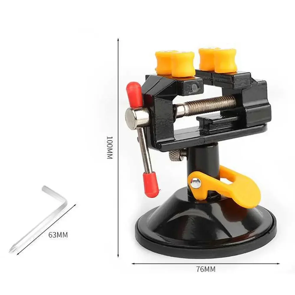 Aluminum Alloy 360 Universal Suction Cup Table Vice - Image 15