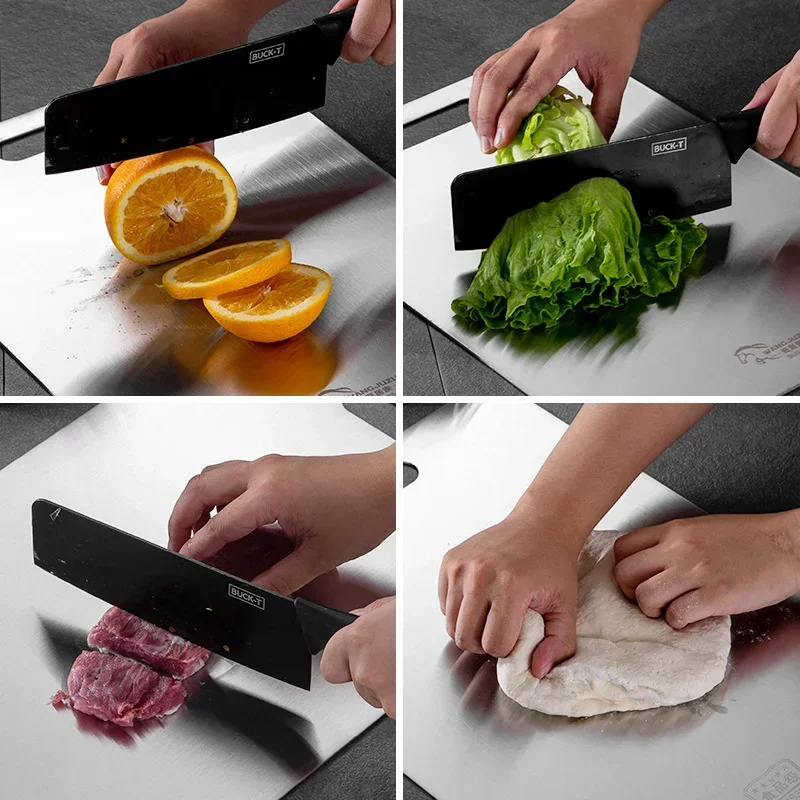 Stainless Steel Thickened Cutting Board Antibacterial Mildew-proof Kneading Dough Board - Image 5