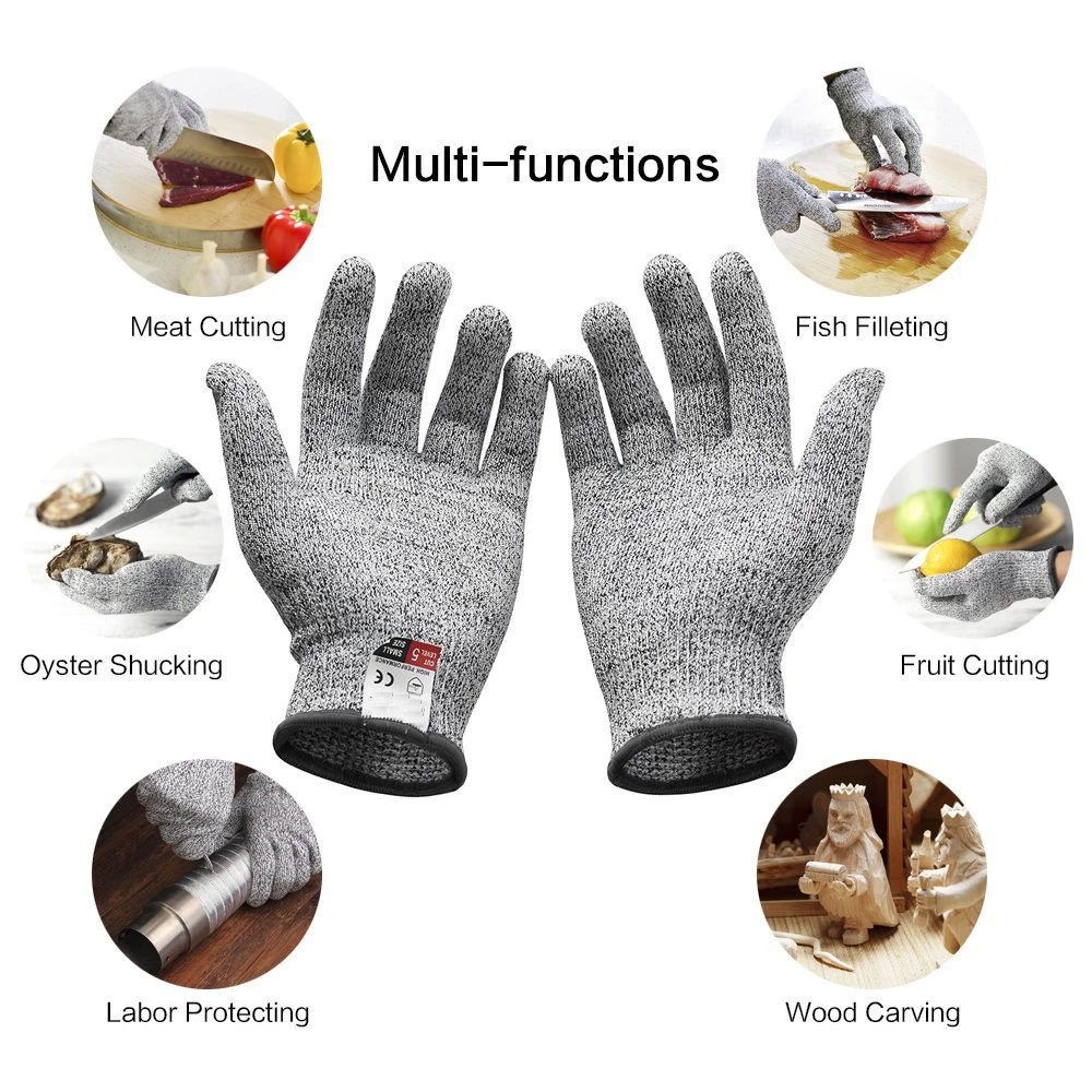 Anti-Cut Gloves Safety Cut Proof Stab Resistant Stainless Steel Wire Metal Mesh Butcher Cut-Resistant Gloves - Image 12