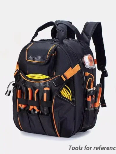 Electrician Tool Bag Professional Carpentry Complete Tools Bag Portable Waterproof Shoulder Straps