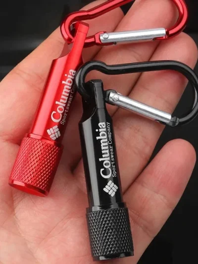 Mini Torch Keychain Pendant with battery Portable Small Light led flashlight Car Key Chain Pendant