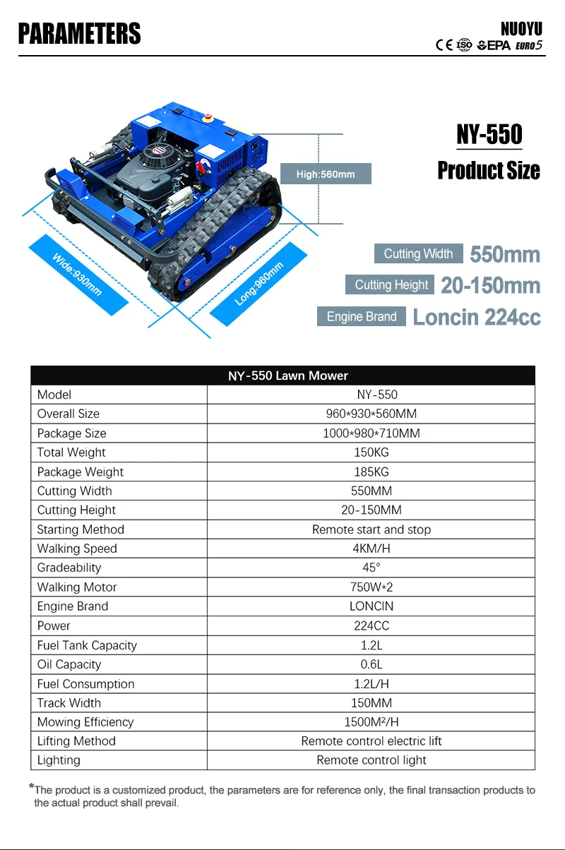 Customised Remote-Controlled Lawn Mower - All-Terrain Self-Propelled Zero-Turn Mower Robot - Image 9