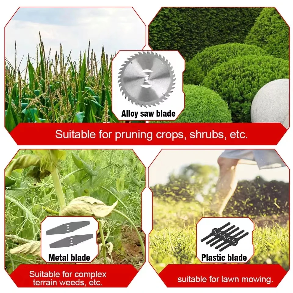 Cordless Lawn Mower Handheld Electric Grass Trimmer - Image 11