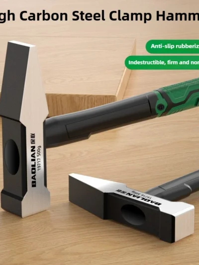 Hardware Tools, Building Decoration, Flat Head Hammer 200g, Plastic Coated Duckbill Hammer