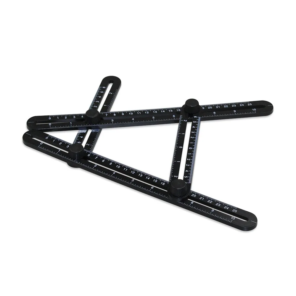 Protractor Multi Angle Ruler Template 4 Folding Angle Measuring Tool - Image 5