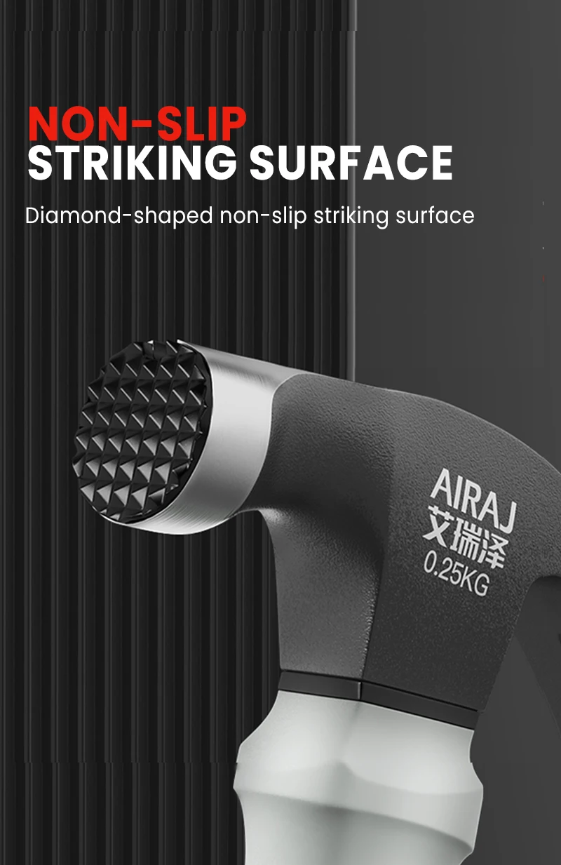 AIRAJ Multifunctional Mini Claw Hammer, Anti Slip And Shockproof Hammer - Image 15