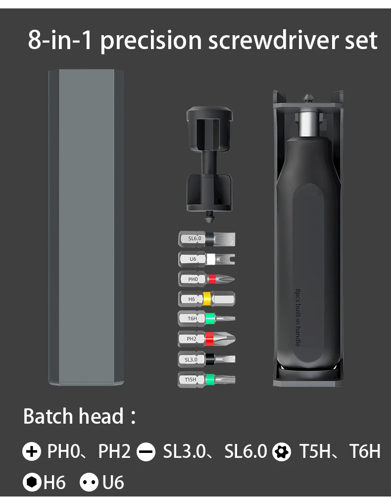 Precision Screwdriver Set 8 32 43 46 in 1 Torx Hex Phillips Magnetic Screwdriver Bit Phone Watch Laptop Mini Repair Tool Set - Image 14