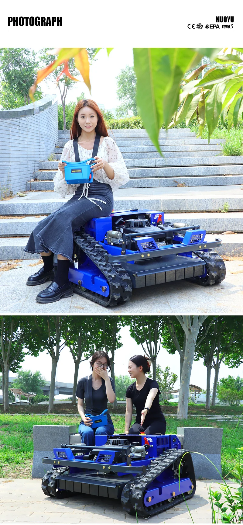 Customised Remote-Controlled Lawn Mower - All-Terrain Self-Propelled Zero-Turn Mower Robot - Image 23