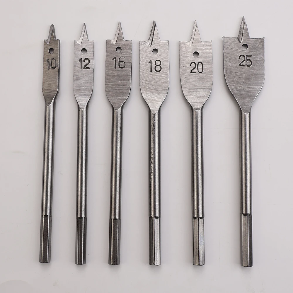 1Set 10-20MM shovel shaped drill bits, woodworking three-point positioning flat drill bits - Image 7