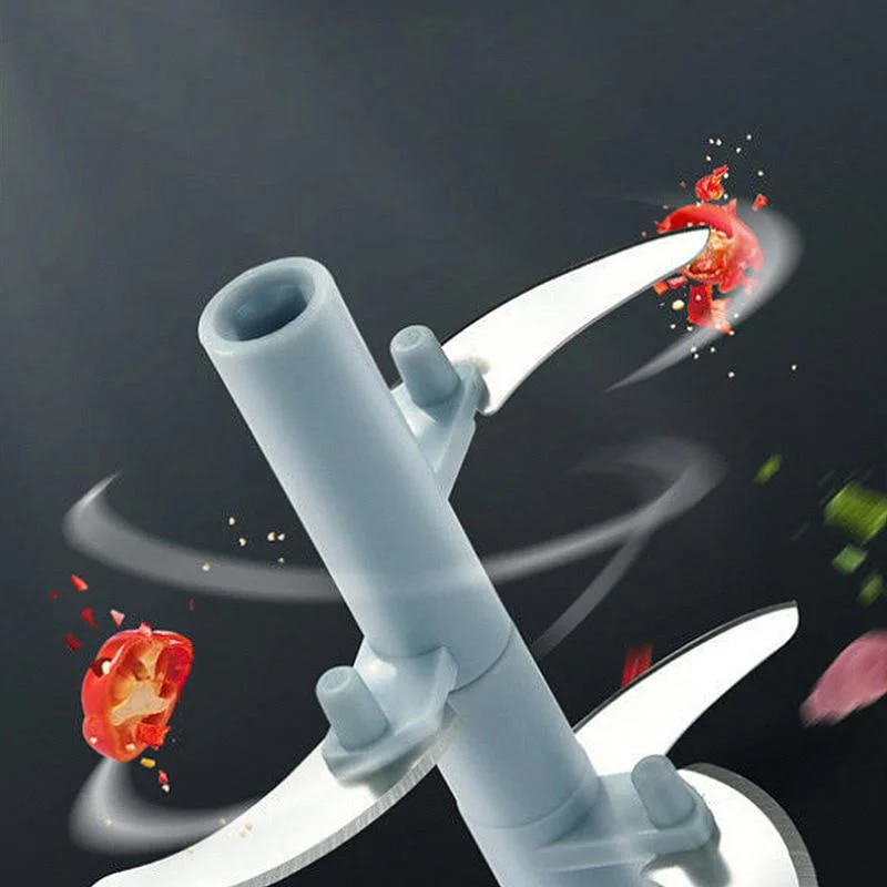 500/900ML Manual Meat Mincer Garlic Chopper Rotate Garlic Press Crusher Vegetable Onion Cutter - Image 3