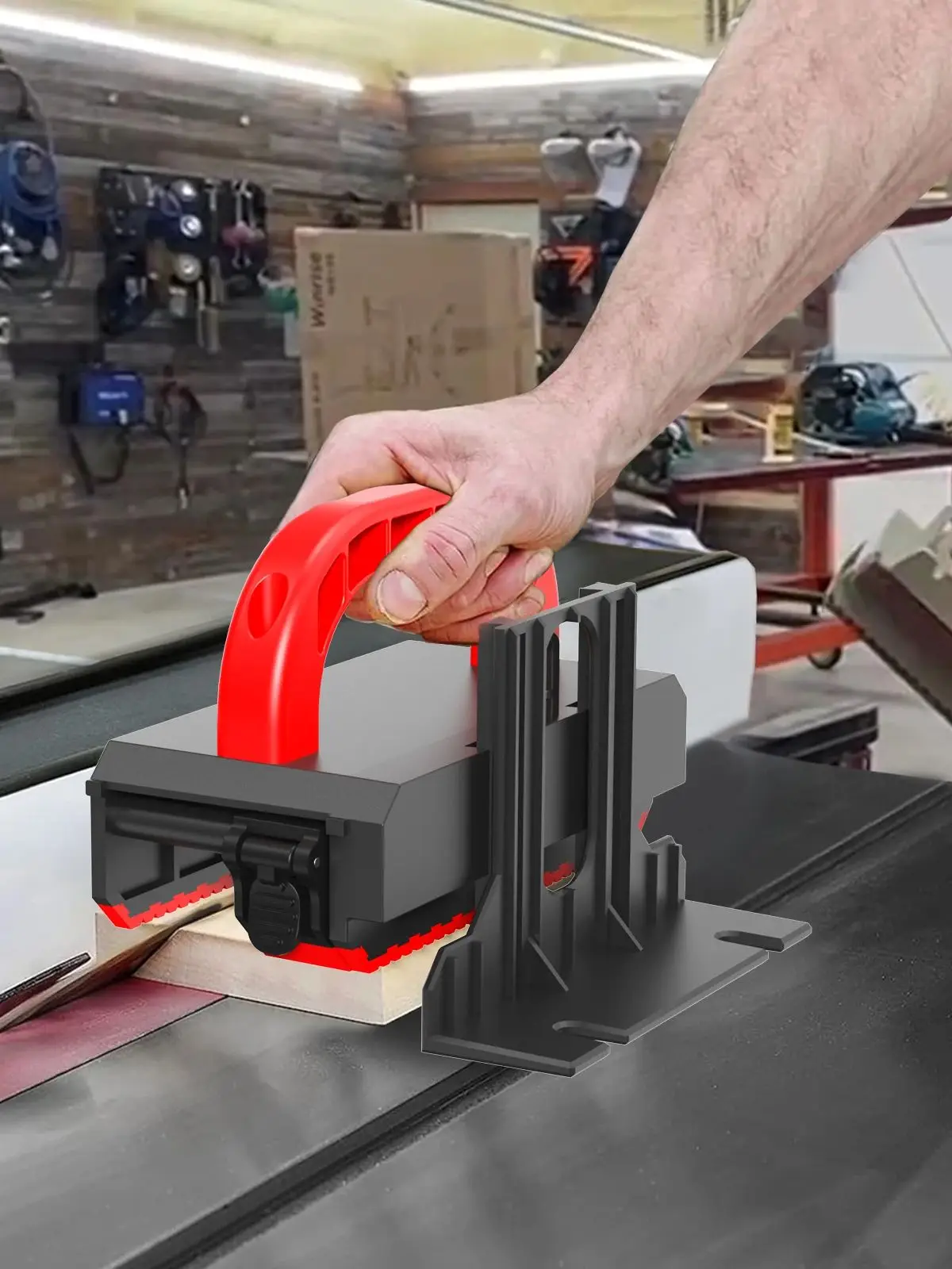 Table Saw Push Block Safety Pusher Adjustable Woodworking - Image 4