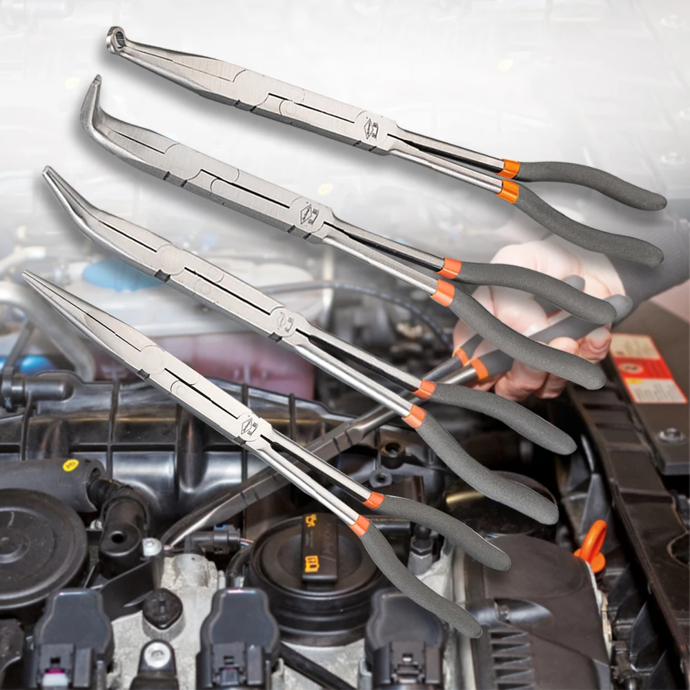 13 Inches Multifunctional Pointed Nose Pliers Multi-joint Long Handle Pliers