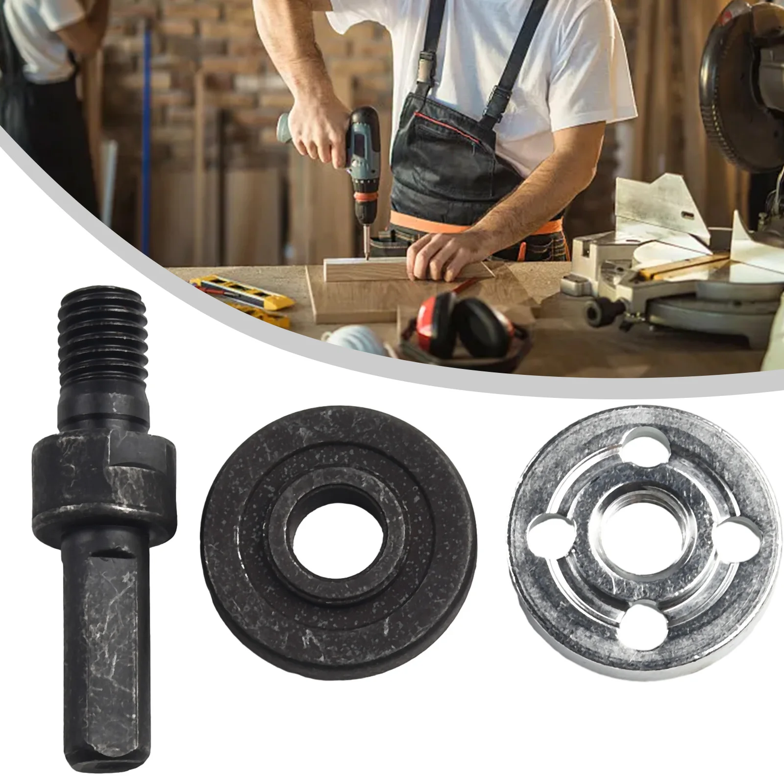 10mm Electric Drill To Angle Grinder Connecting Rod Converter Set Grinding Connection Adapter Power Tool For Cutting Disc - Image 12