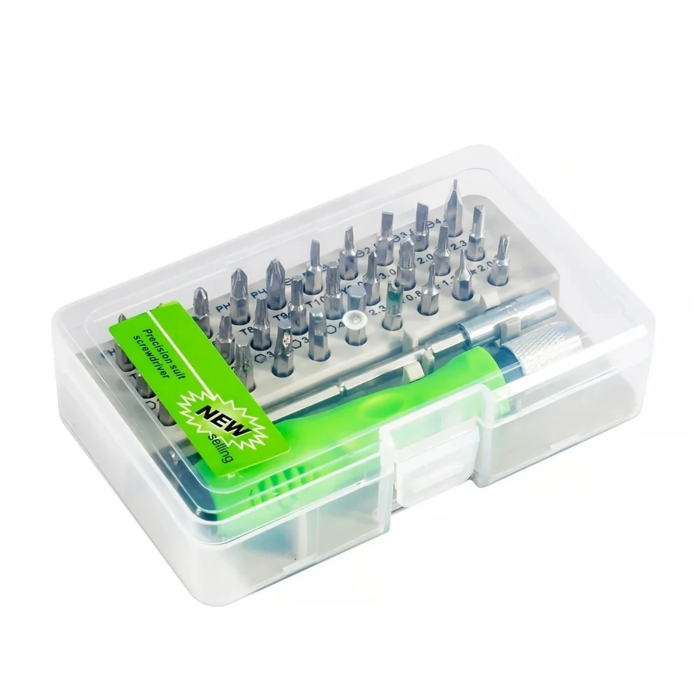 32 in 1 Multifunctional Screwdriver Set with 30 PCS Torx Phillips Magnetic Screw Driver Bits - Image 7