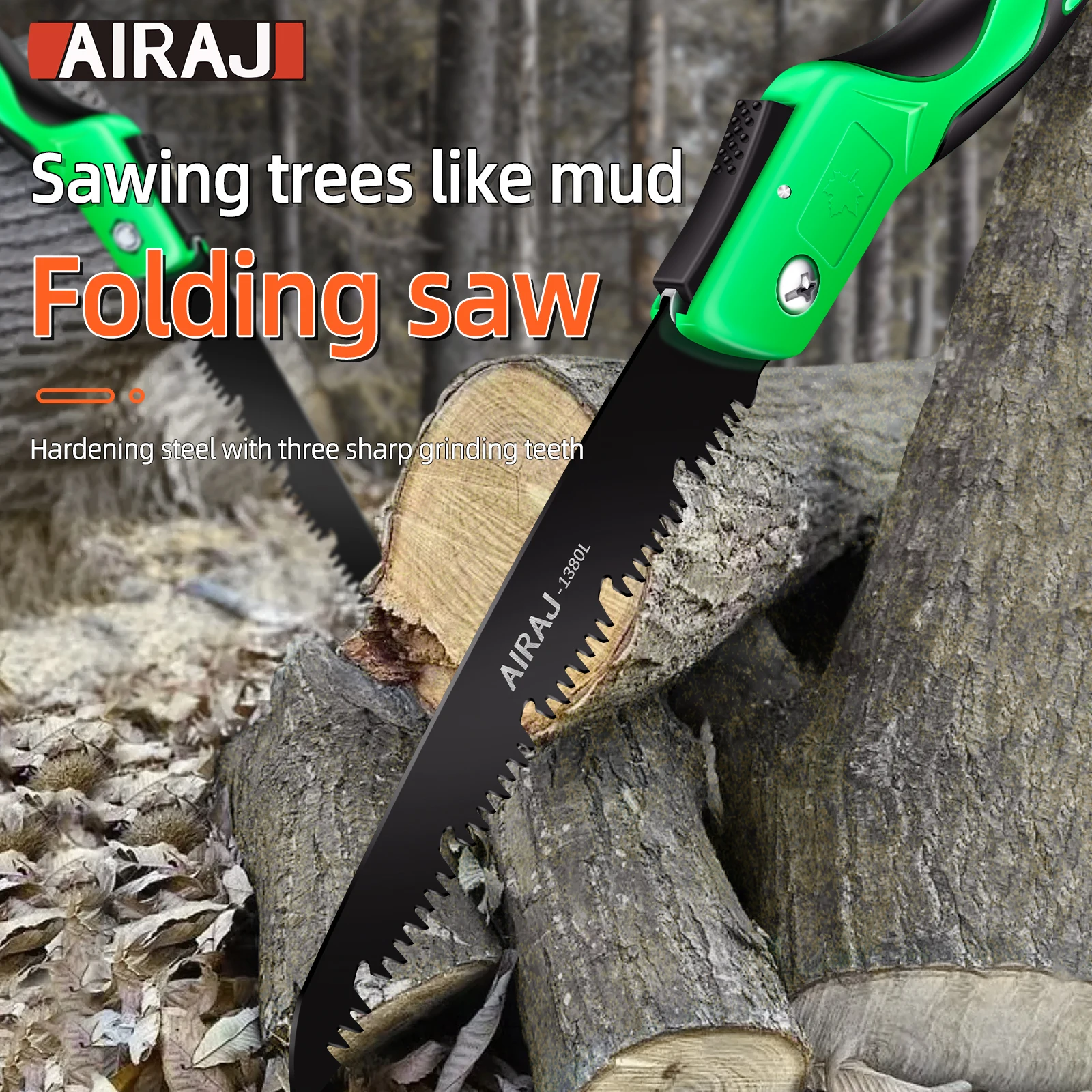 AIRAJ Multifunctional Folding Saw Steel Sharp And Wear-Resistant - Image 5