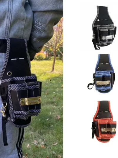 9 In 1 High Quality Tool Waist Pack Belt Utility Kit Holder Nylon Fabric