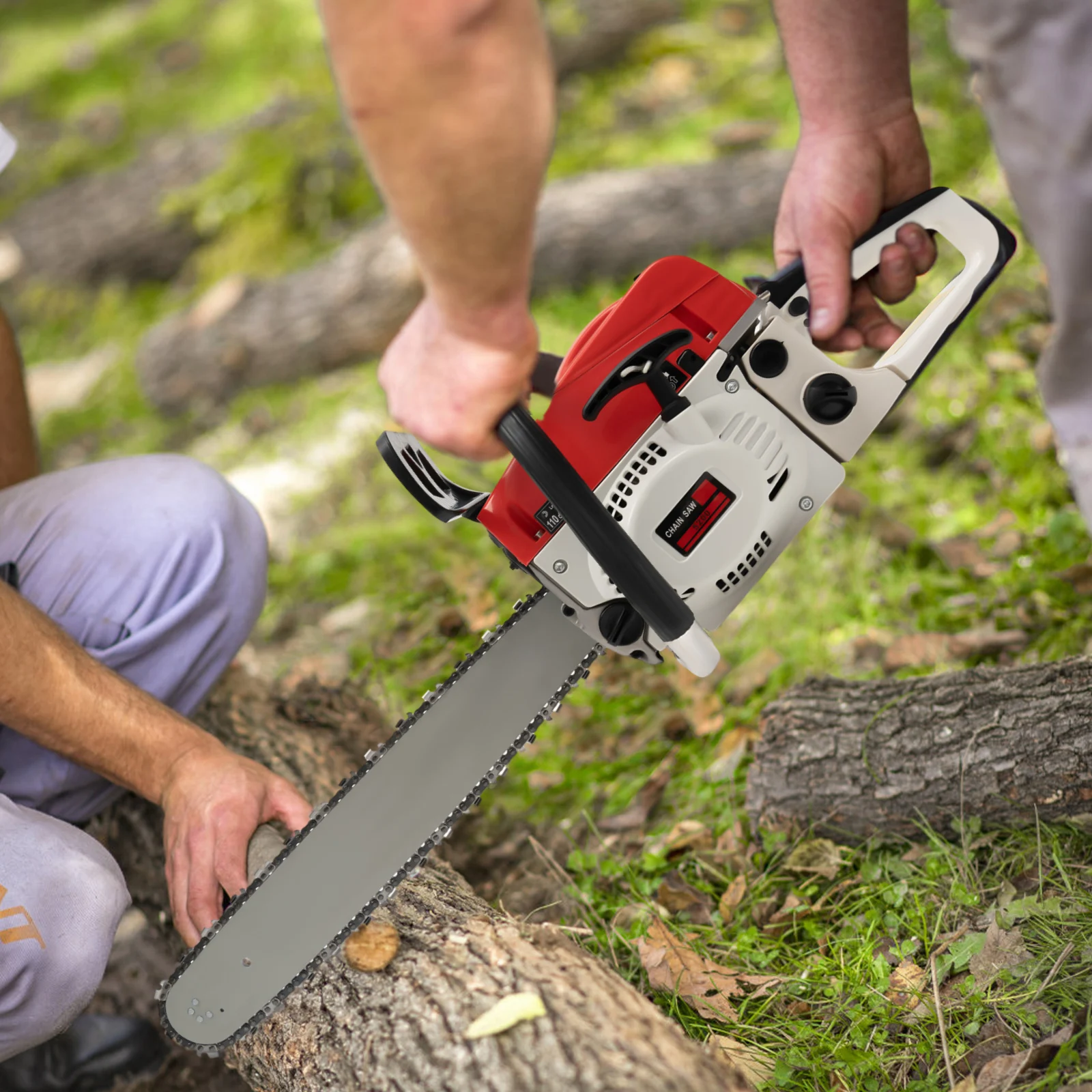 20 Inch 52CC Gasoline Chainsaw 2000W 2-Stroke Engine Gas Powered Chain Saw - Image 10