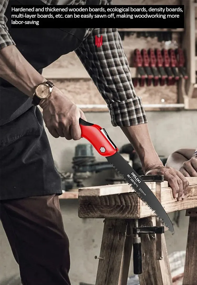 DELIXI ELECTRIC Folding Saw,SK5 steel One-button Folding Design - Image 12