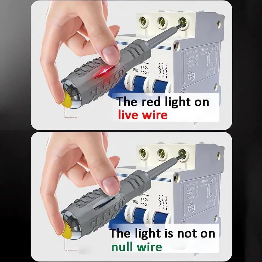 2-in-1 Screwdriver Electricity Detector Light Display Voltage Test Pen Electricity Detection Screwdriver - Image 12