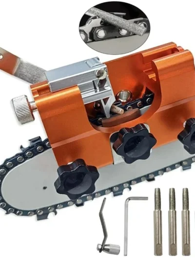 Chainsaw Sharpener Jig Fast Chainsaw Sharpener Kit Woodworking sharpening stone Portable Hand Crank Chain Saw Sharpener Tool